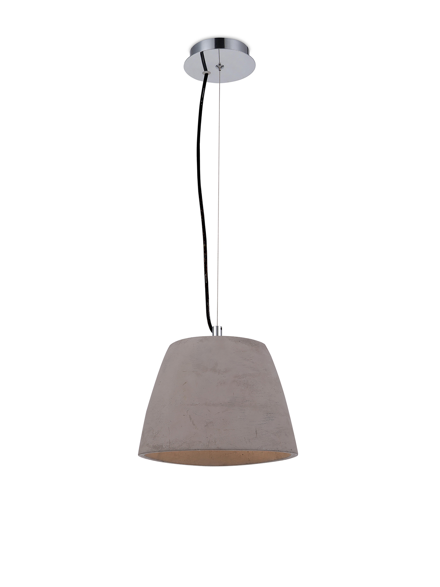 M4825  Triangle Pendant 1 Light Cement